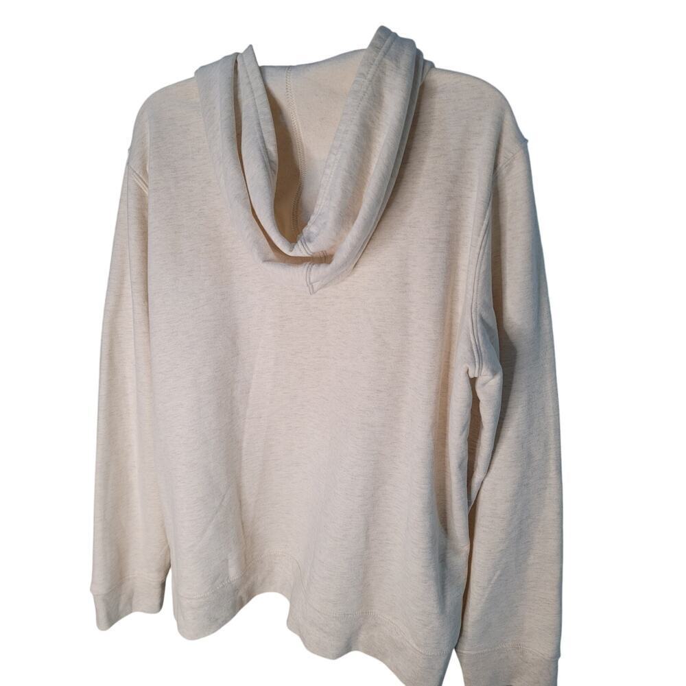Gap Cream Hoodie Logo Sz 2X - Picture 4 of 6